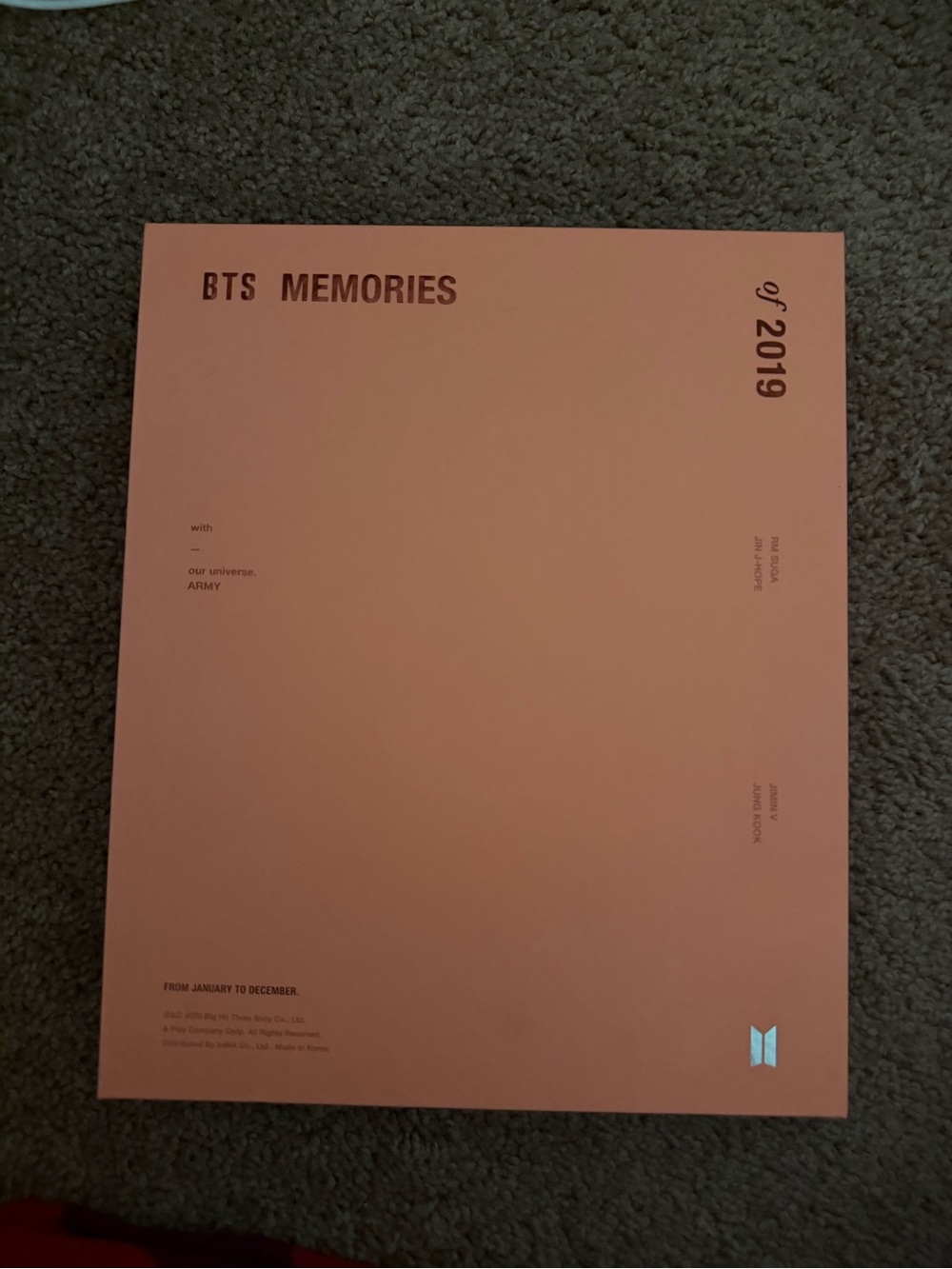BTS memories of 2018